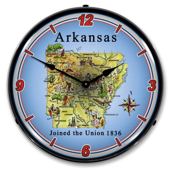 Alternative view of State of Arkansas