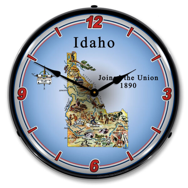 Alternative view of State of Idaho