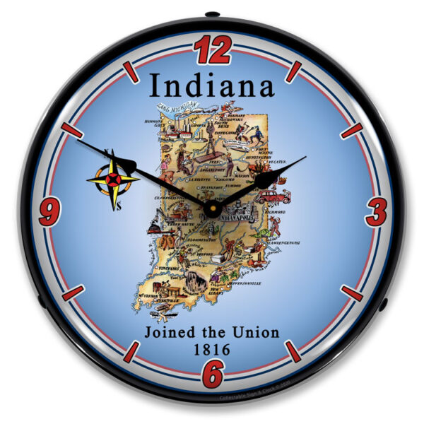 Alternative view of State of Indiana