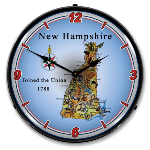 Alternative view of State of New Hampshire