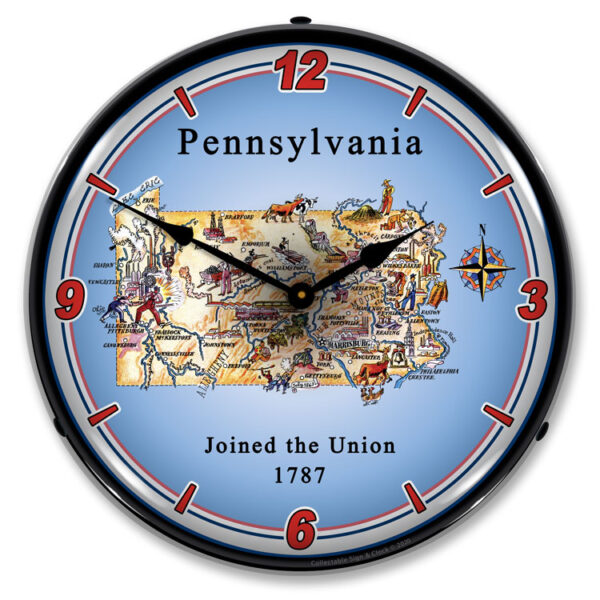 Alternative view of State of Pennsylvania