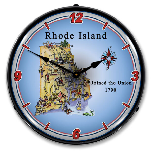 Alternative view of State of Rhode Island