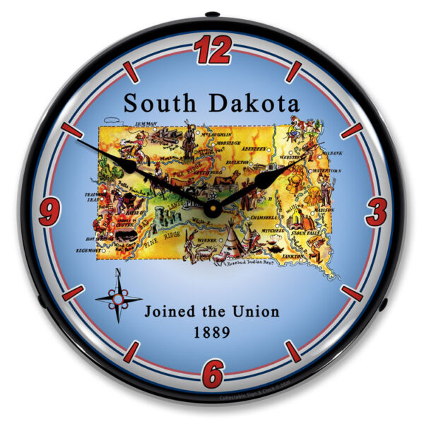 Alternative view of State of South Dakota