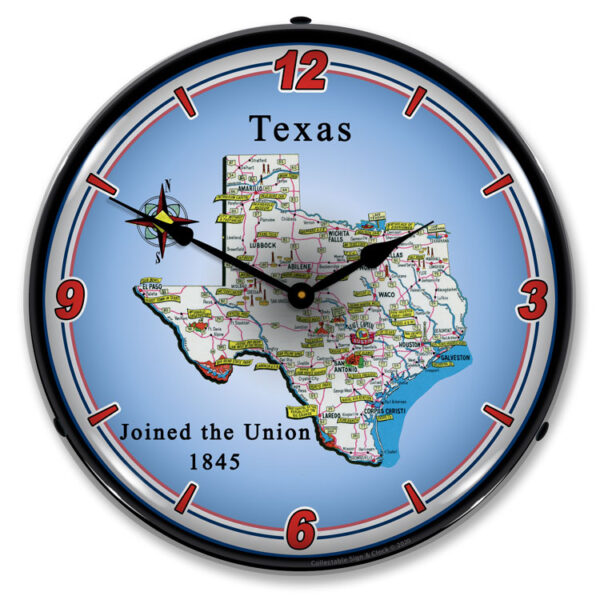 Alternative view of State of Texas
