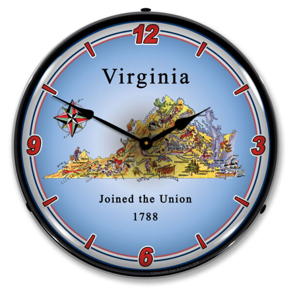 Alternative view of State of Virginia