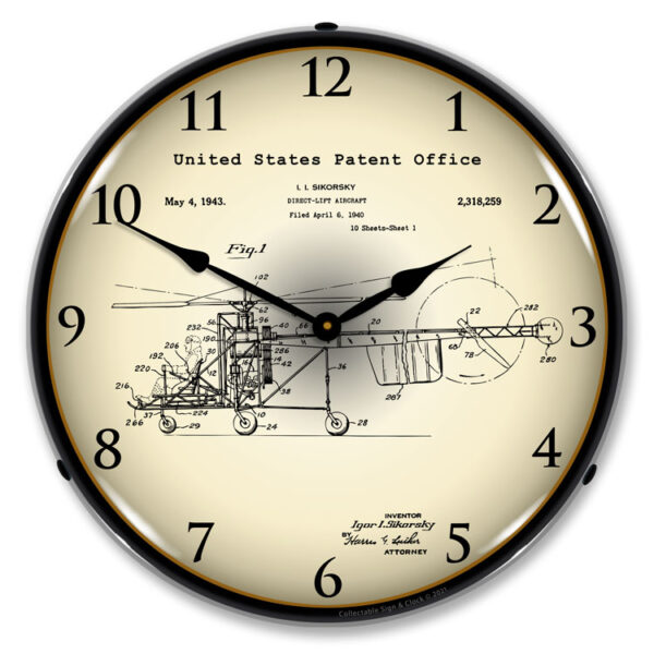 Alternative view of Sikorsky Helicopter 1940 Patent