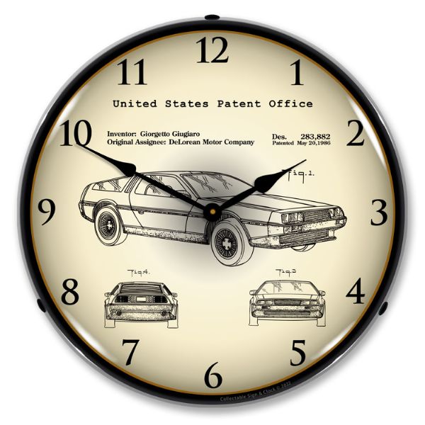 Alternative view of 1981 DeLorean Automobile Patent