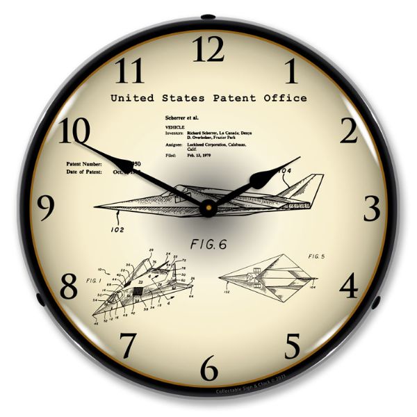 Alternative view of 1993 F-17 Nighthawk Stealth Fighter Patent