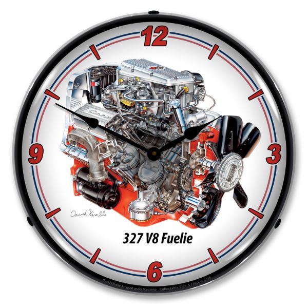 Alternative view of 327 v8 Fuel Injection