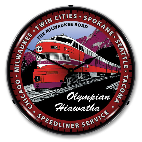 Alternative view of Olympian Hiawatha Train