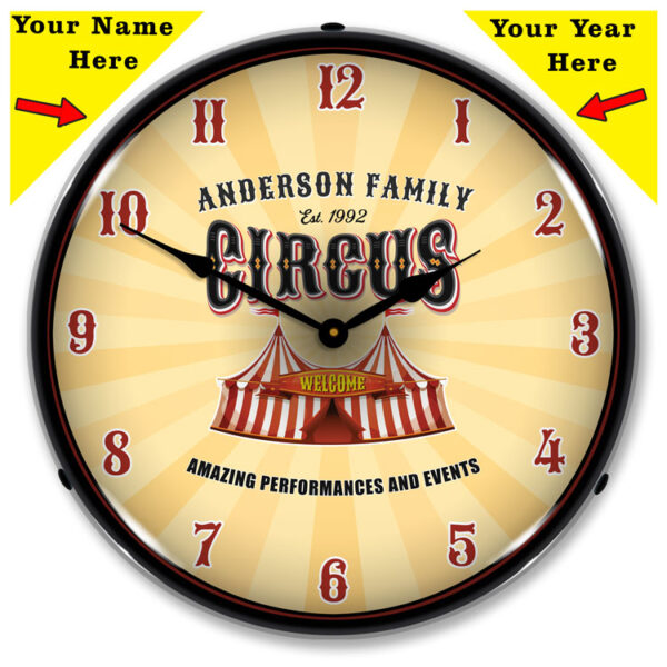 Alternative view of Add Your Name Family Circus