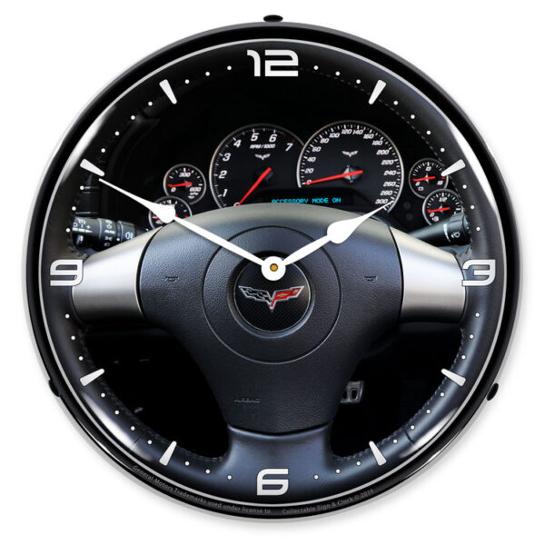 Alternative view of C6 Corvette Dash