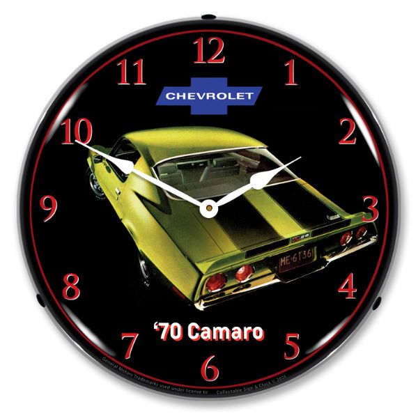 Alternative view of 1970 Camaro Z28 Green