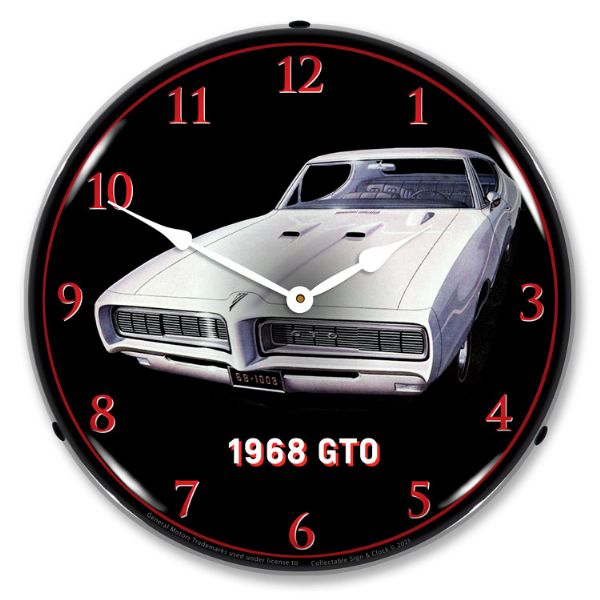 Alternative view of 1968 Pontiac GTO White