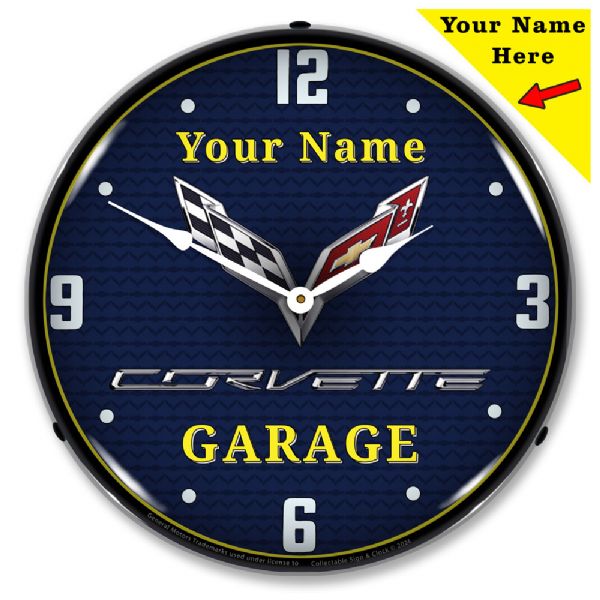 Alternative view of Add Your Name C7 Corvette Garage