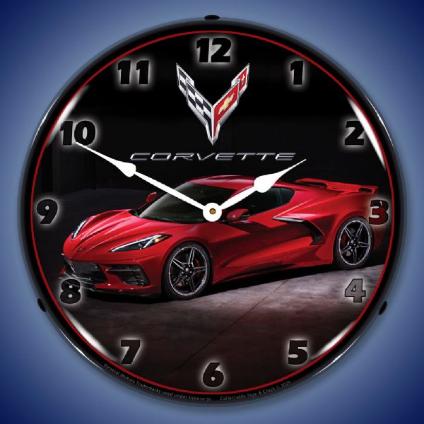 C8 Corvette in Red