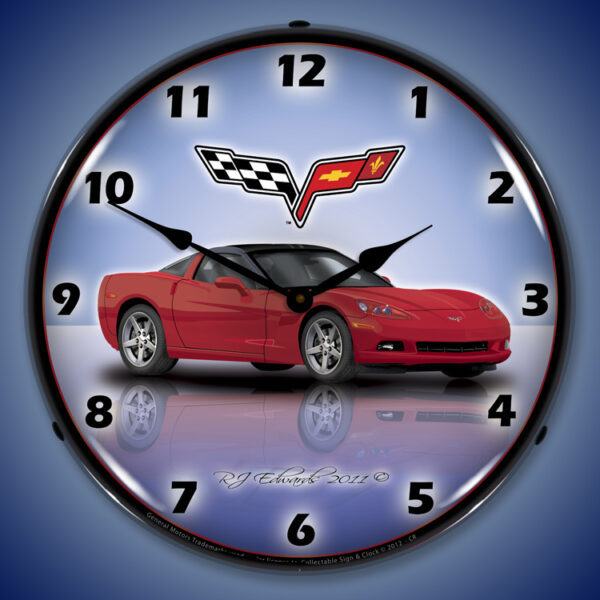C6 Corvette Crystal Red