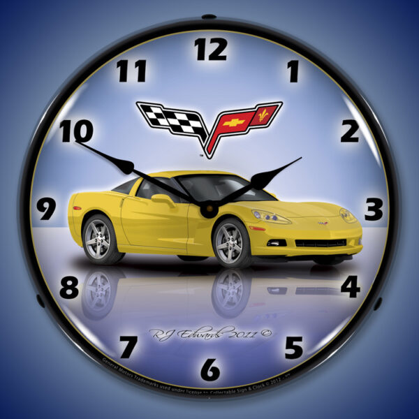 C6 Corvette Velocity Yellow