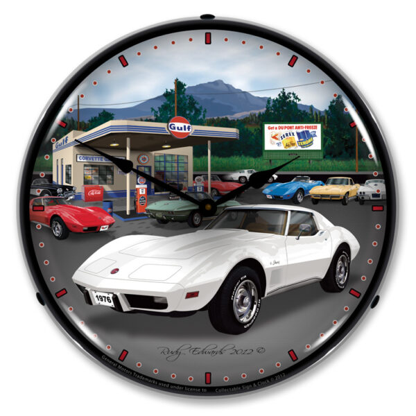 Alternative view of 1976 Corvette