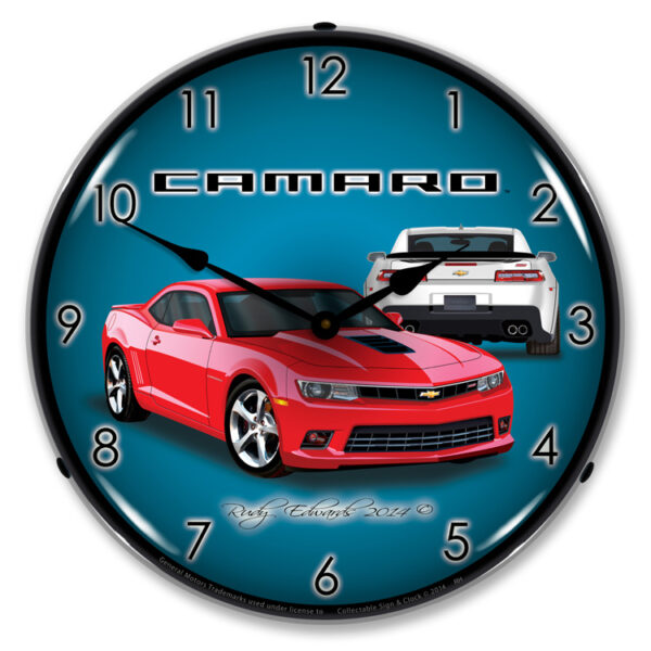 Alternative view of 2014 SS Camaro Red Hot
