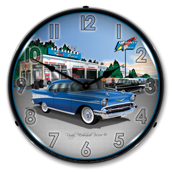 Alternative view of 1957 Bel Air Rocket Gas