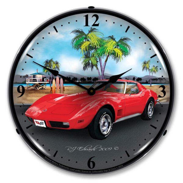 Alternative view of 1973 Corvette