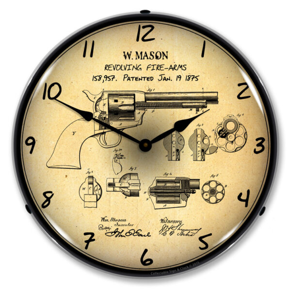 Alternative view of Colt Peace Maker Patent