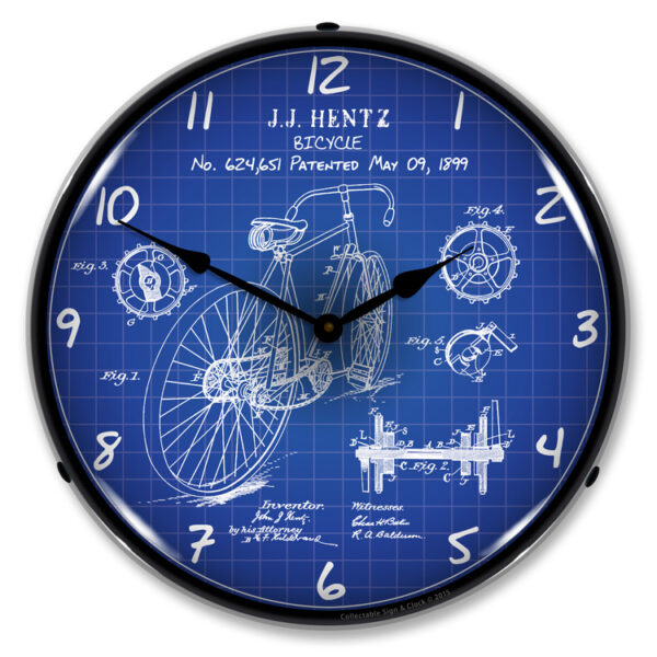 Alternative view of 1899 Bicycle Patent