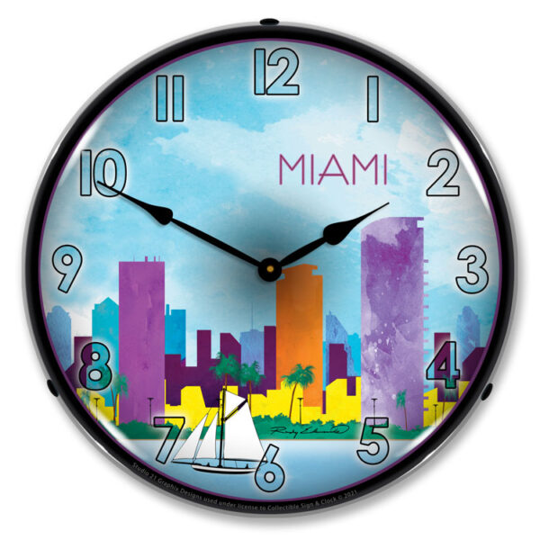 Alternative view of Miami Skyline