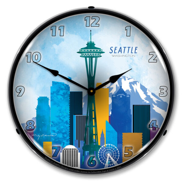 Alternative view of Seattle Skyline