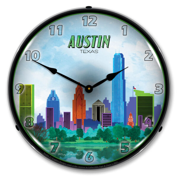 Alternative view of Austin Skyline