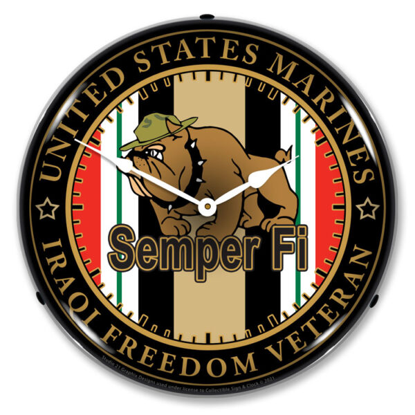 Alternative view of Marine Veteran Operation Iraqi Freedom